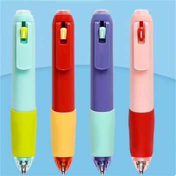 晨光 优握系列热可擦中性笔学生用 0.5mm 按动摩易擦 魔力擦水性笔 AKPK0401 墨蓝 12支/盒