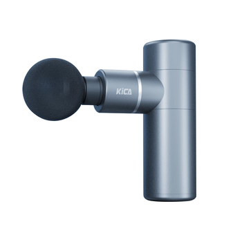 KICA筋膜枪专业级颈膜枪迷你便携运动健身深层放松肌肉按摩器 金属灰