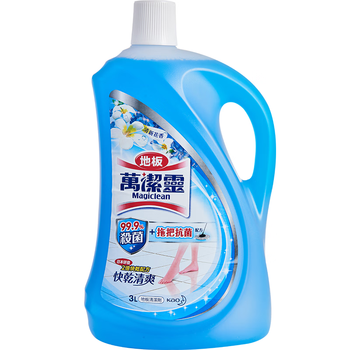 花王（KAO）地板清洁剂清新花香3L 原装进口木地板大理石地板净 瓷砖地板水