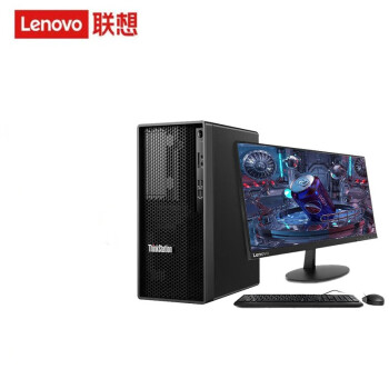 联想(ThinkStation)K图形工作站 13代商用台式电脑定制 I7-13700 32G 2T+512G GTX1650S-4G 27英寸 