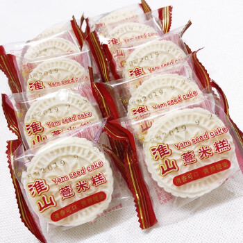 淮山薏米糕山药糕点传统手工米饼老式糕点心广东特产零食小吃儿时粤港