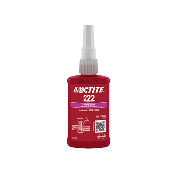 乐泰/loctite 222 螺丝胶 螺纹锁固胶 低强度通用型触变性厌氧强力胶 紫色液体胶水 50ml/1支