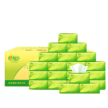 心相印抽纸茶语丝享DT15130软抽纸巾3层130抽72包家商用超柔面巾纸【V】