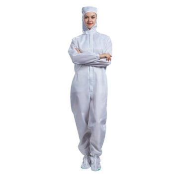 翰洋洁净(HANYANGCLEAN)无尘服连体 防静电耐高温灭菌防尘服洁净区净化防护工作服可定制 白色4XL 翰洋洁净(HANYANGCLEAN)无尘服连体 防静电耐高温灭菌防尘服洁净区净化防护工作服可定制 白色4XL