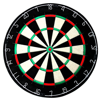 新动力18寸国际标准比赛团建进口肯尼亚麻刀网金属包边飞镖盘套装XD0130