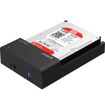 奥睿科（ORICO）硬盘盒底座USB3.0 2.5/3.5英寸SATA笔记本台式机械固态SSD外置外接读取移动盒子6518US3