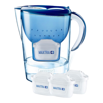 碧然德 过滤净水器3.5L 【一壶四芯】除氯去水垢净水壶 多效滤芯 Marella海洋系列 德国品质
