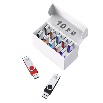 兰科芯(LanKxin)4GB USB2.0 U盘 TB108专业投标U盘 公司企业 招标小容量标签无损电脑优盘10个/盒