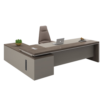 晟晏老板桌办公室简约现代大气班台办公桌时尚轻奢总裁桌经理桌主管桌