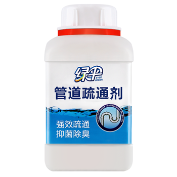 绿伞管道疏通剂 厕所马桶地漏浴室厨房疏通剂 抑菌除臭强效疏通 500g