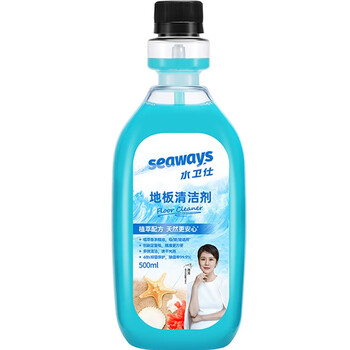 水卫仕地板清洁剂 扫地机器人用 去污清洗剂去污垢清洁液 500ml*1瓶