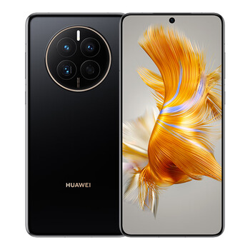 HUAWEI Mate 50 直屏旗舰 巴黎饰钉设计 北斗卫星消息 超光变XMAGE影像 128GB曜金黑华为鸿蒙手机