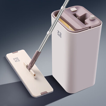 大卫Z9平板拖把木地板刮刮桶拖布清洁工具懒人乐墩布干湿两用V