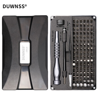 DUWNSS 106件精密螺丝刀套装 苹果手机笔记本拆机维修螺丝刀批头组套 39018