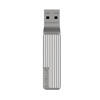 联想异能者128GB Type-C USB3.2 U盘 F500 银色 150MB/s 手机电脑 双接口 U盘办公商务优盘