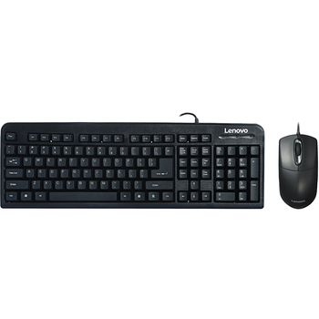 联想（Lenovo）有线键盘鼠标套装 键盘 键鼠套装  办公鼠标键盘套装 KM4800键盘 电脑键盘笔记本键盘2022款