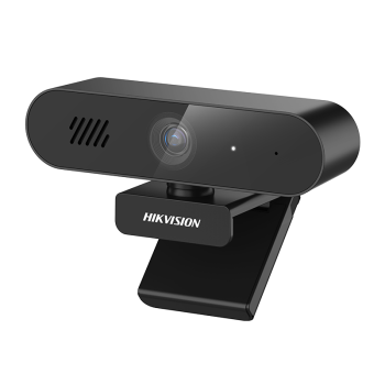 HIKVISION海康威视电脑摄像头直播1080P高清带麦克风扬声器USB笔记本外接摄像机视频会议网课直播带货E12S