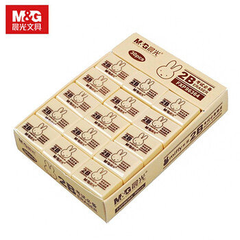 晨光FXP96364橡皮米菲系列2B黄色橡皮 学生考试橡皮擦 30块/盒 1盒