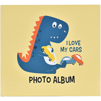 NCL仲林插袋式相册本600张6寸/儿童插页式影集/宝宝纪念家庭相册薄照片书 小恐龙 NHFP-766641