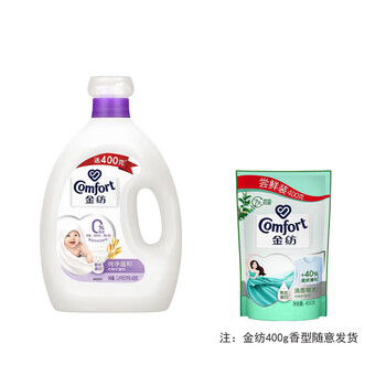 金纺温和柔顺剂 纯净温和(3KG+400G)+金纺柔顺剂400G*1 7.6斤装