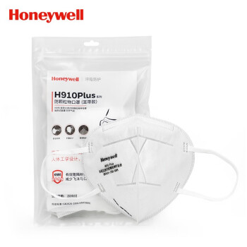 霍尼韦尔（Honeywell）口罩 KN95 H910Plus防粉尘耳带折叠式防雾霾口罩10只/包