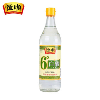 恒顺6度酿造白醋500ml500ml1瓶