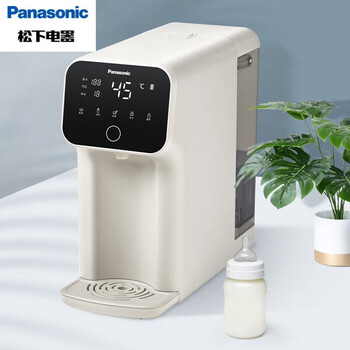 松下（Panasonic）加热净水器净饮一体机家用直饮机台式即热RO反渗透净水机免安装