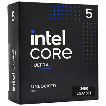 英特尔（Intel）酷睿 Ultra 5 245K 盒装 台式机处理器CPU 14核14线程 睿频至高可达5.2Ghz 畅玩三角洲行动
