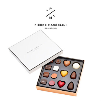 pierremarcolini皮尔马可里尼手工匠心牛奶巧克力礼盒14颗装匠心14颗