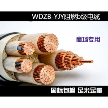 电缆低烟无卤阻燃耐火b级wdzb-yjy32f5芯102f162f25平方商场电缆 wdzb