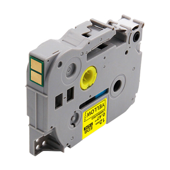 V4INK T2e-Z631 适用兄弟PT-E115标签纸打印机标签带黄底黑字标签色带 12mm T2e-631升级版