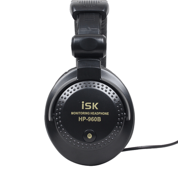 iSK HP960B专业头戴式监听耳机 电脑手机声卡直播唱歌录音监听耳返 全封闭腔体设计3C数码全网低价