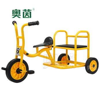 奥茵户外儿童游乐场自行车脚踩踏三轮车货运脚蹬幼教幼儿园