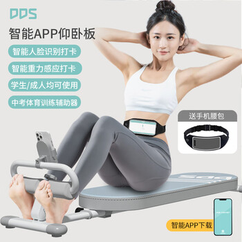 多德士（DDS）仰卧起坐辅助器儿童家用健身器材智能腹肌板卷腹运动器材1128AB