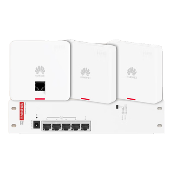 华为全屋wifi6套装3双网口86ap面板+POE交换机 一拖三家用无线千兆路由器AC+AP 企业级坤灵AP162E组网