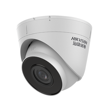 HIKVISION海康威视监控摄像头200万红外夜视可录音poe网线供电AI移动侦测家用室内半球监控T12HV3-IA 6MM