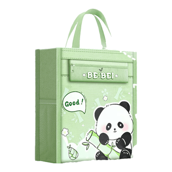 离草补习袋补习包手提袋补课手提袋书袋小学生手提袋美术学具袋儿童手提包学习必备 常规熊猫