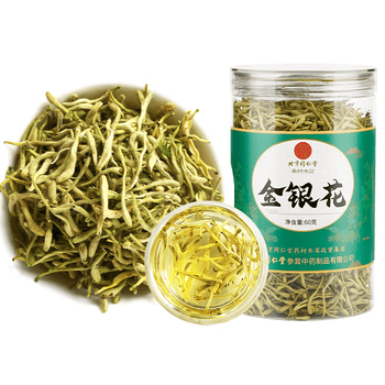同仁堂金银花煮水正宗无硫带绒毛特优级干花蕾泡水养生茶