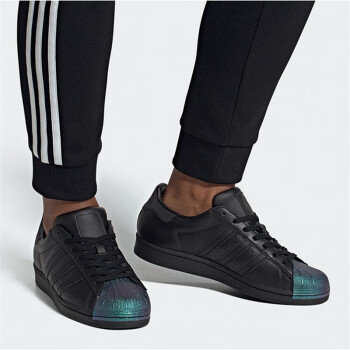 阿迪达斯（adidas）三叶草男女鞋ORIGINALS SUPERSTAR贝壳头金标休闲板鞋 FW6388 41