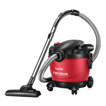 小狗桶式吸尘器家用大功率超强吸力干湿吹一体多功能15L大容量吸尘机D-809工业吸尘器  