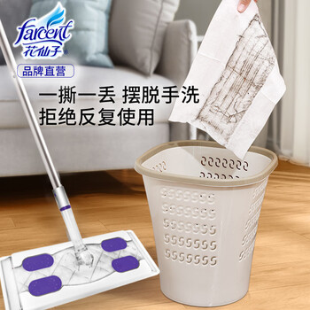 花仙子(Farcent)湿拖巾4包(48张)抗菌柠檬香一次性纸巾平板拖把地板可替换拖布 花仙子(Farcent)湿拖巾4包(48张)抗菌柠檬香一次性纸巾平板拖把地板可替换拖布