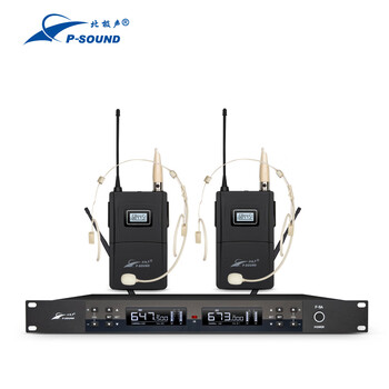 北极声无线一拖二教室讲解麦克风F-5A (头戴式）