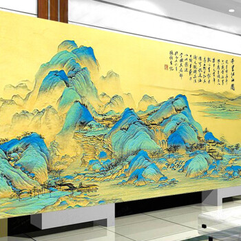 自己绣满绣11米全景中国古典十大传世名画棉线240x90厘米大格4股绣