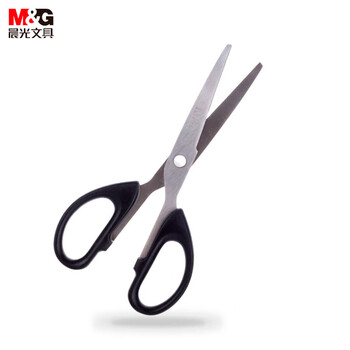晨光（M&G）普惠型经典剪刀160mm家用生活手工DIY剪纸刀办公文具用品ASSN2248A黑色1个装