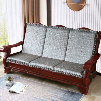 实木沙发垫带靠背木椅子坐垫靠垫连体一体红木联邦椅垫加厚座垫冬