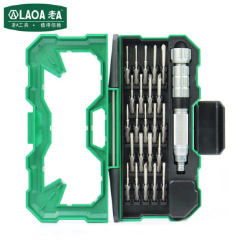 老A（LAOA）25合1精密螺丝刀组套电子维修拆机螺丝批工具LA613130