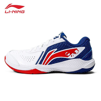 李宁（LI-NING）童鞋羽毛球鞋男女大童雷霆Junior耐磨透气专业运动鞋