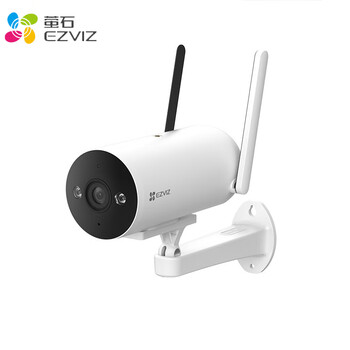 萤石H5 全彩对讲版 300万 4mm 超清无线室外监控摄像头 家用网络手机查看 全彩夜视枪机