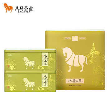 八马茶业峨眉山茶·茗作800 峨眉山绿茶 144克/盒 BI0106