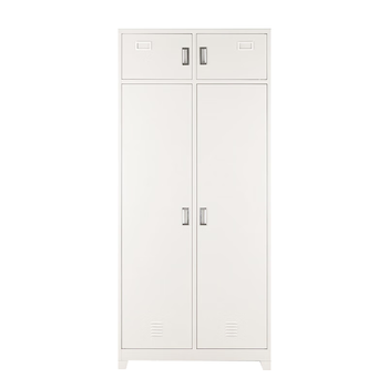 奈高（NAIGAO）更衣柜加厚铁皮柜宿舍衣帽物品柜双人柜